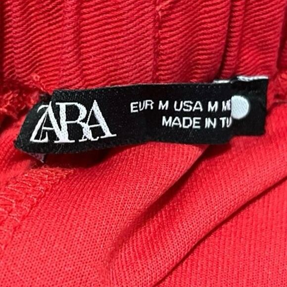 Zara Women's Drawstring Stretch Athletic Lounge Jogger Trouser Sweat Pants Sz M - Picture 4 of 5